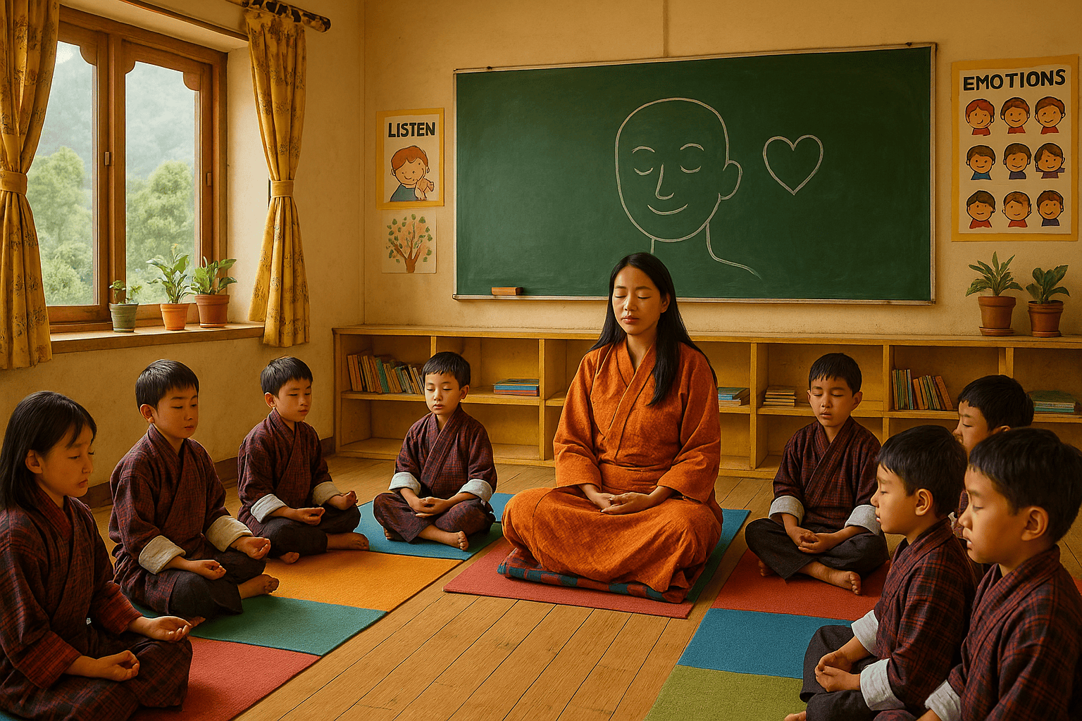 Cosa c’entra il metodo Felicemente a scuola con il Bhutan?